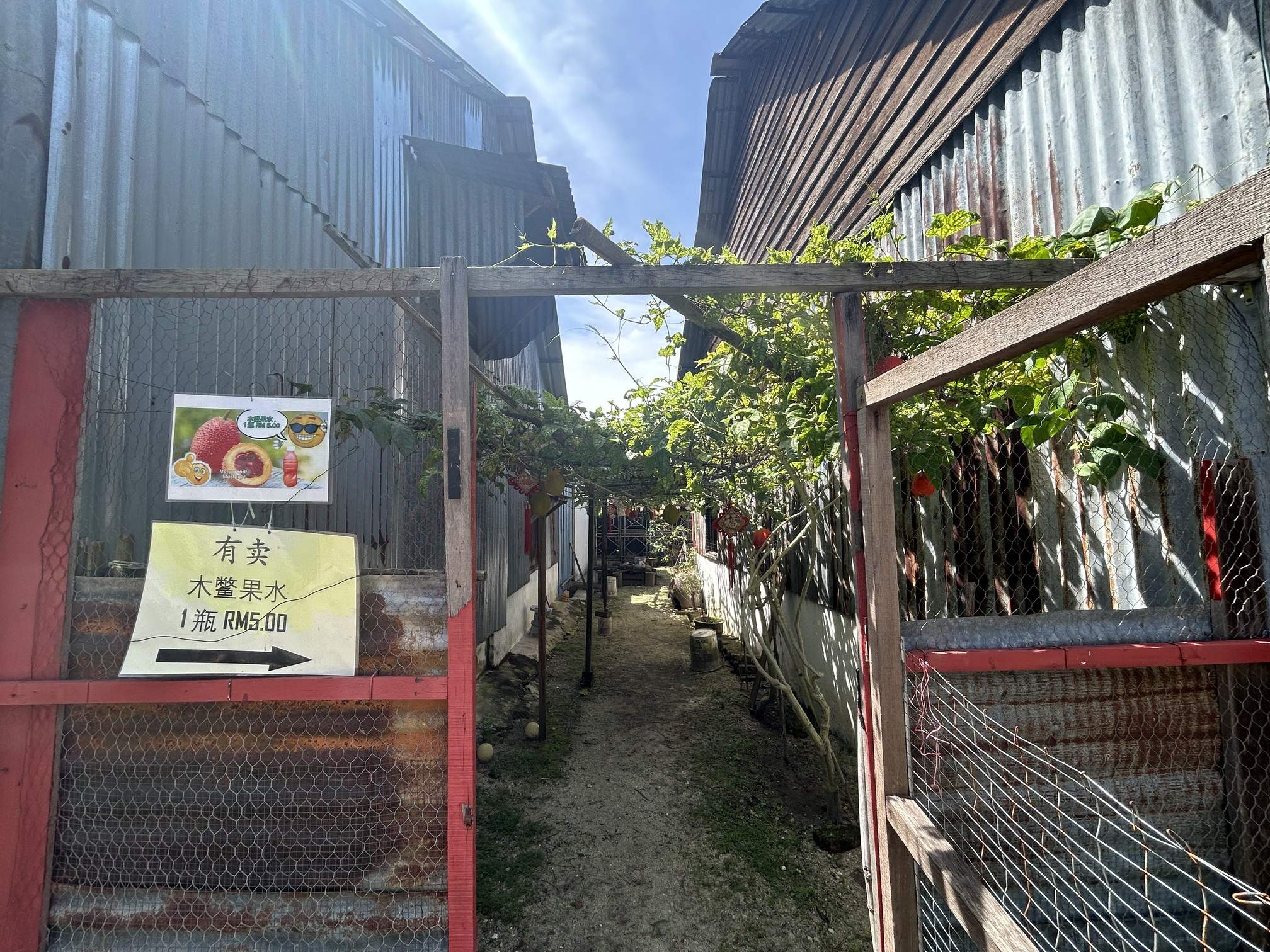 Gac wonderfruit drink Papan Heritage Village