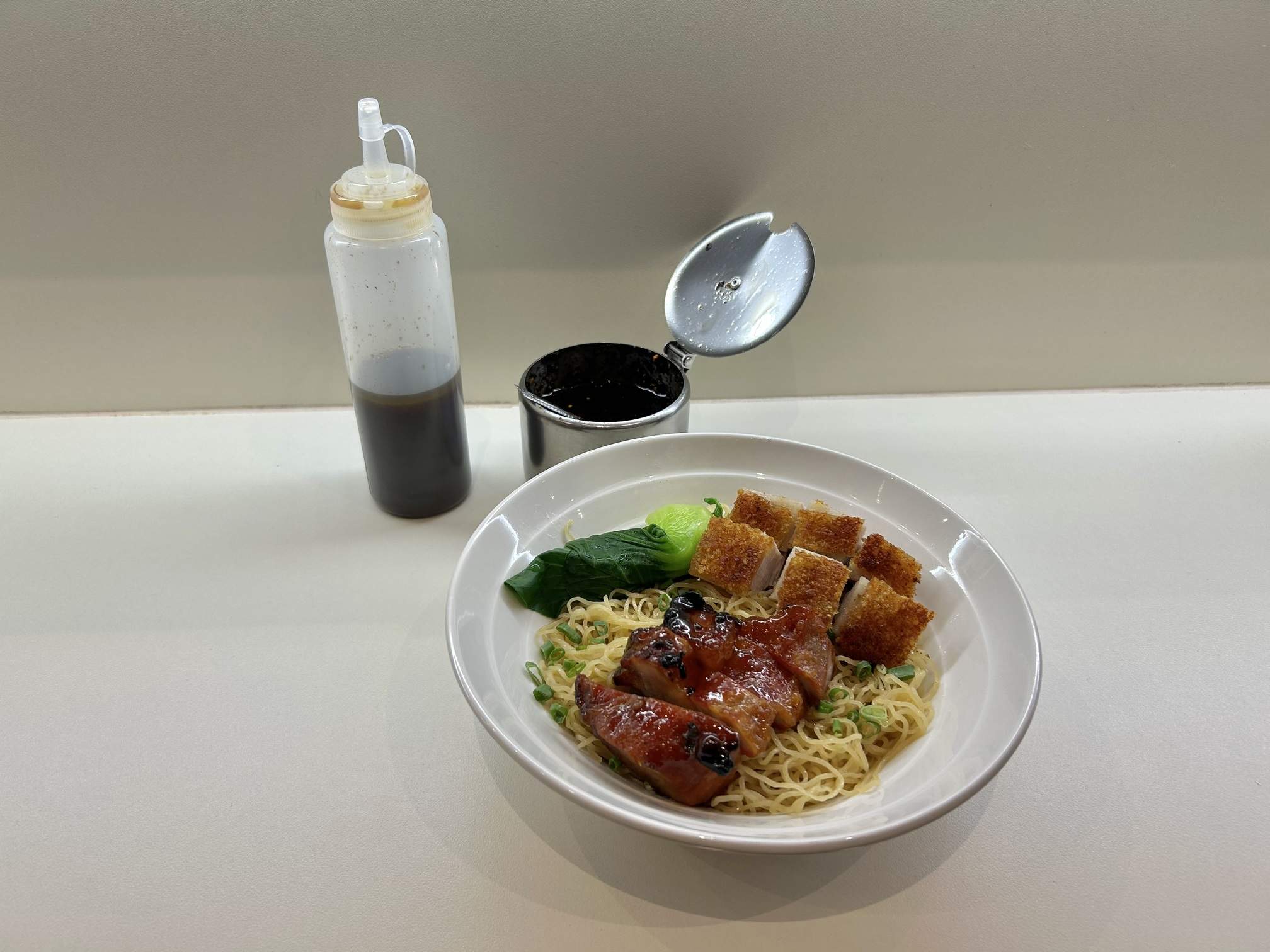 Kwong Kee Char Siu Siu Yoke egg noodle