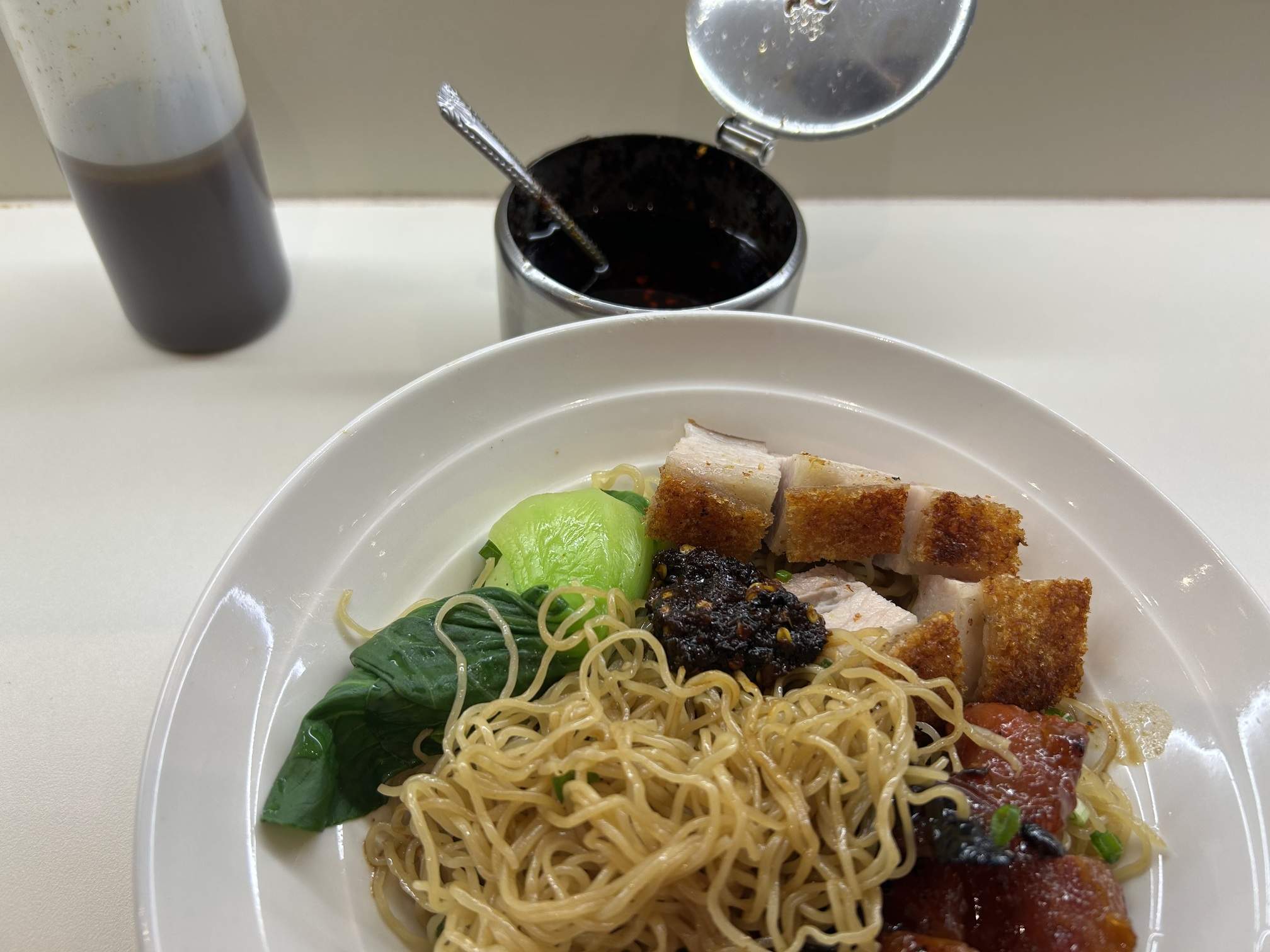 Kwong Kee Char Siu Siu Yoke egg noodle